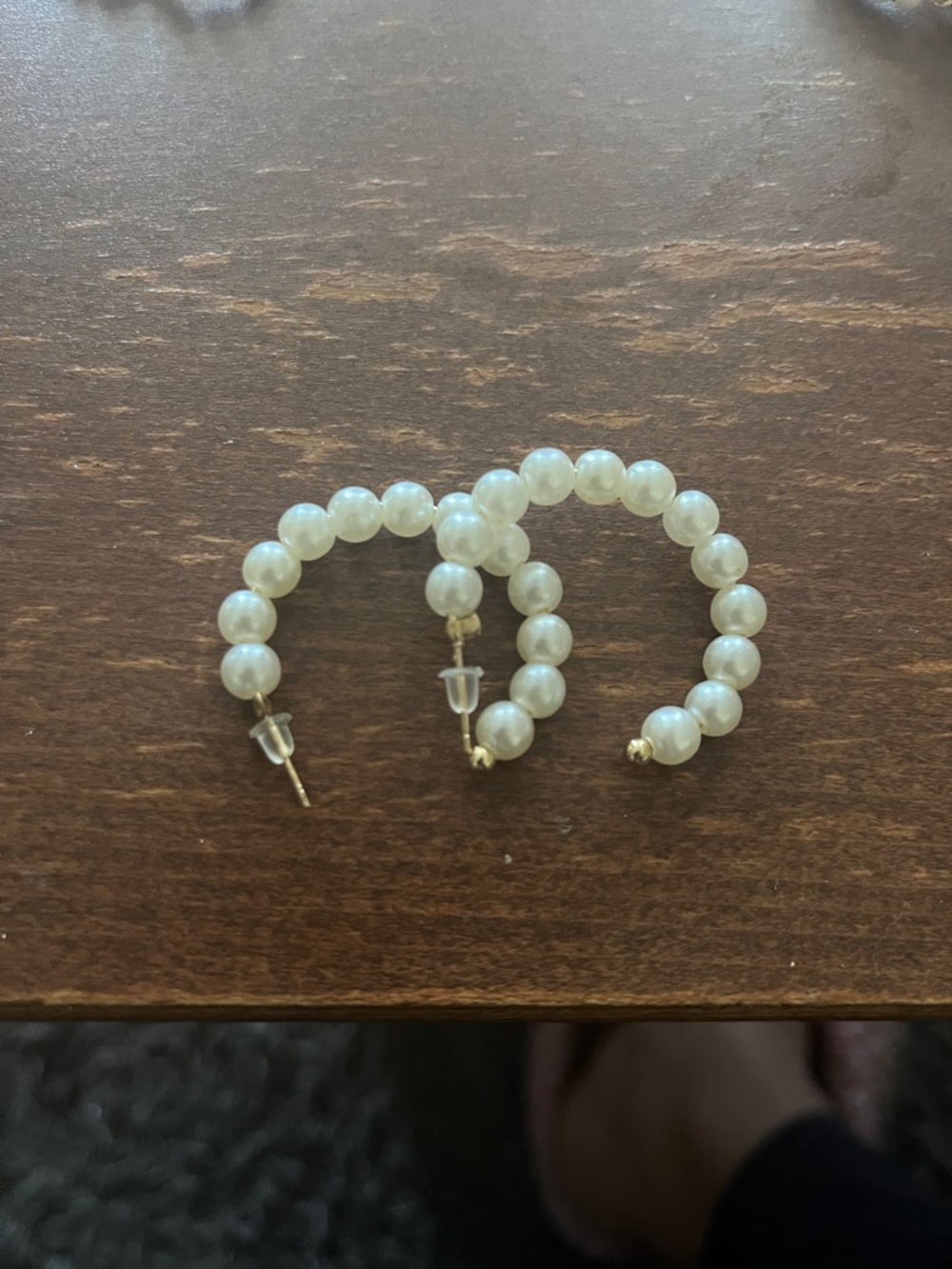 Faux Pearl Earrings